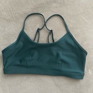 ALO Yoga Deep Teal Sports Bra